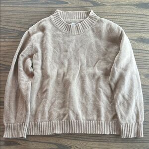 Outerknown Light Sand Soft Wool Sweater